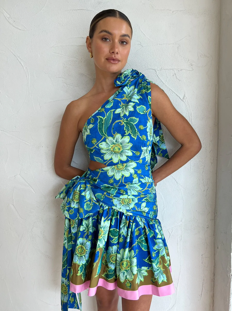 alemais winnie one shoulder dress Alemais - Winnie One Shoulder Mini