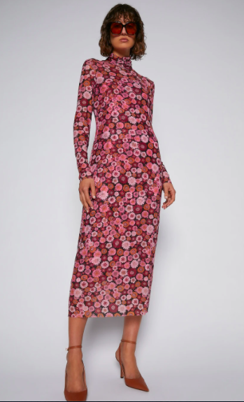 scanlan theodore mesh dress Scanlan Theodore Floral Mesh Dress – Rent a Dress