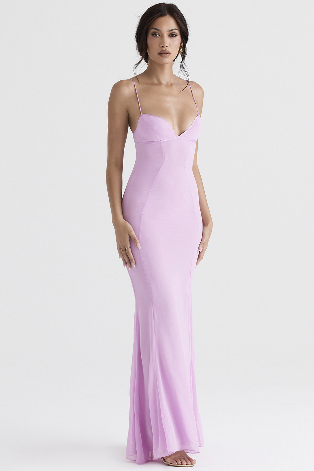 House of CB Loren Pink Maxi Dress Photo