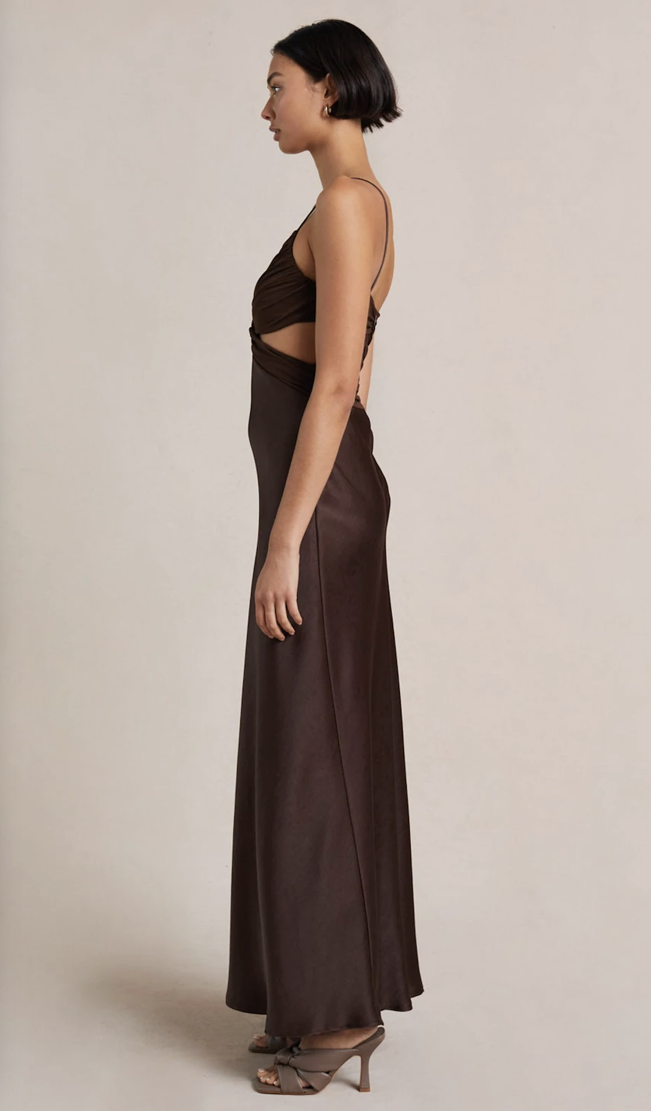 bec bridge brown dress + Nadia Twist – Rent a Dress True to size with african tops Jovani - 47669 - Size:18 1/2 XLONG