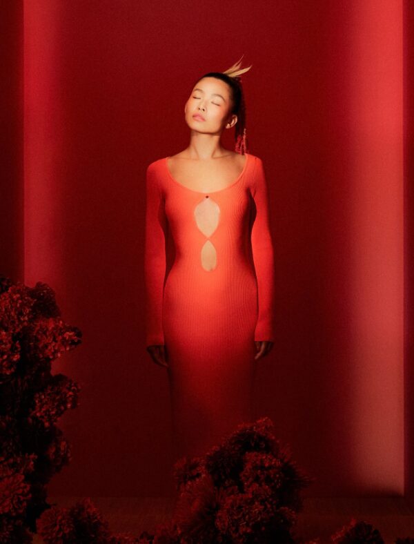 208-sir the label au 6 petit palace midi dress in cherrybomb