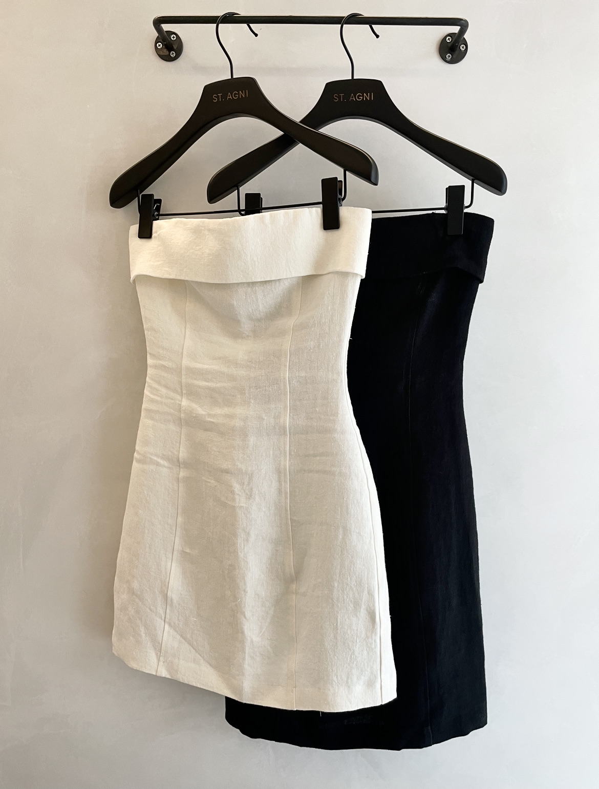 St Agni Fold Linen Dress