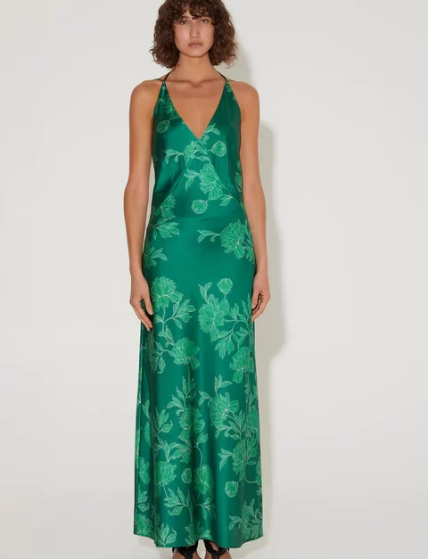hansen and gretel green dress Delphine in Jade Floral – Rent a Dress YGroup_Y20391OMYT