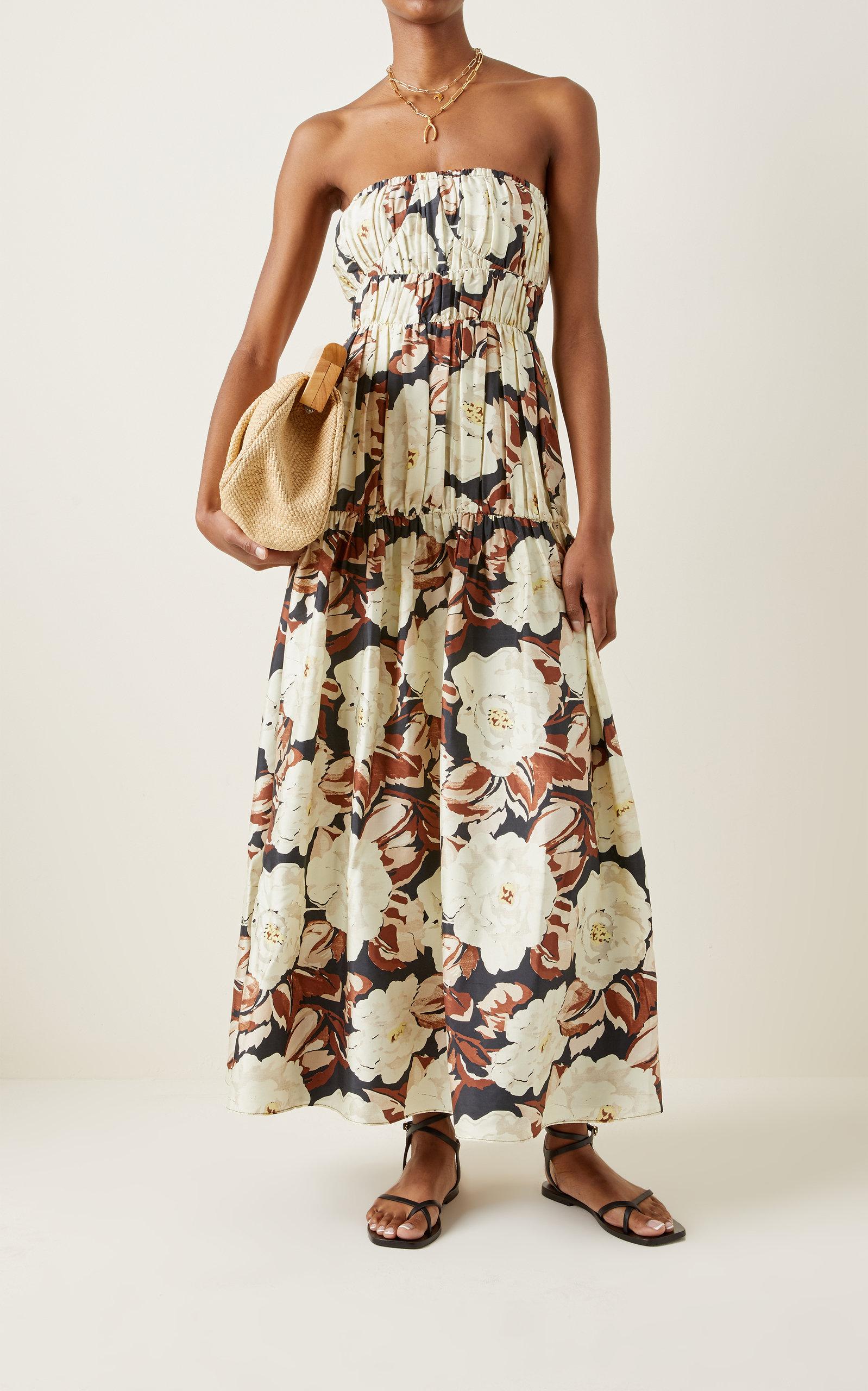 25-sir-the-label-multi-Vivienne-Smocked-Floral-Silk-Midi-Dress