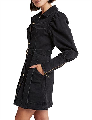 575-DIONE DENIM LONG SLEEVE DRESS 2