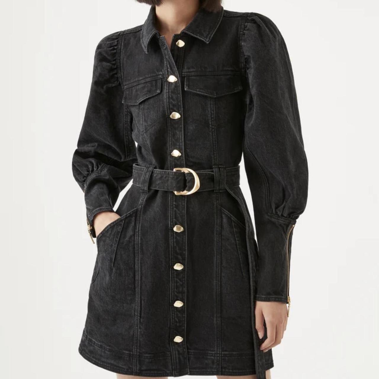 575-DIONE DENIM LONG SLEEVE DRESS 3