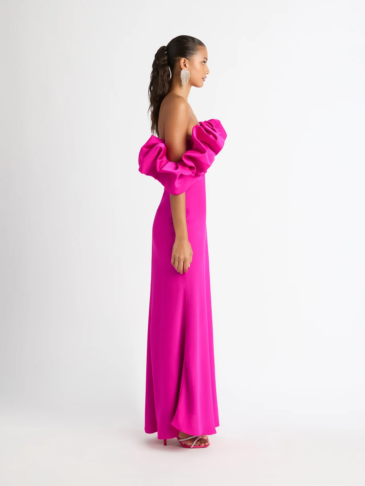 sheike pink dress Astra Mini Dress Pink | Puff Sleeve Dress