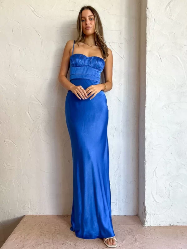 Shona Joy Oliviera Ruched Maxi Dress for hire.