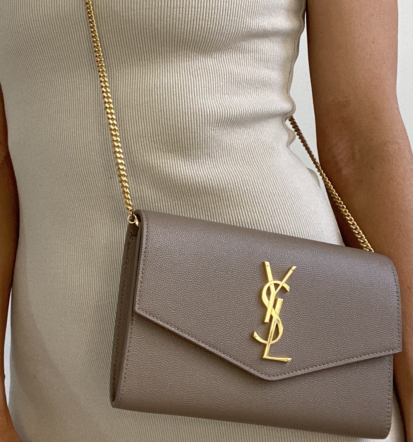 YSL Uptown Chain Wallet for hire.