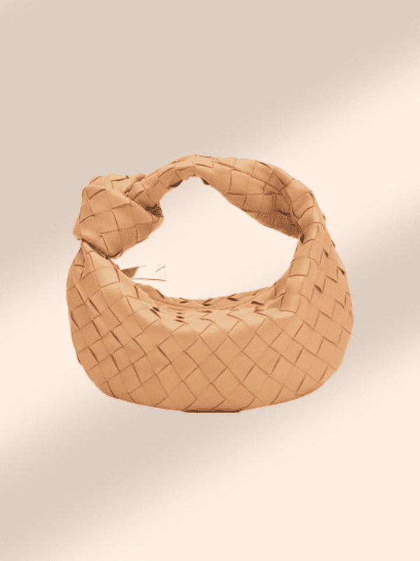 Bottega Venete Mini Jodie Bag in Almond for hire.