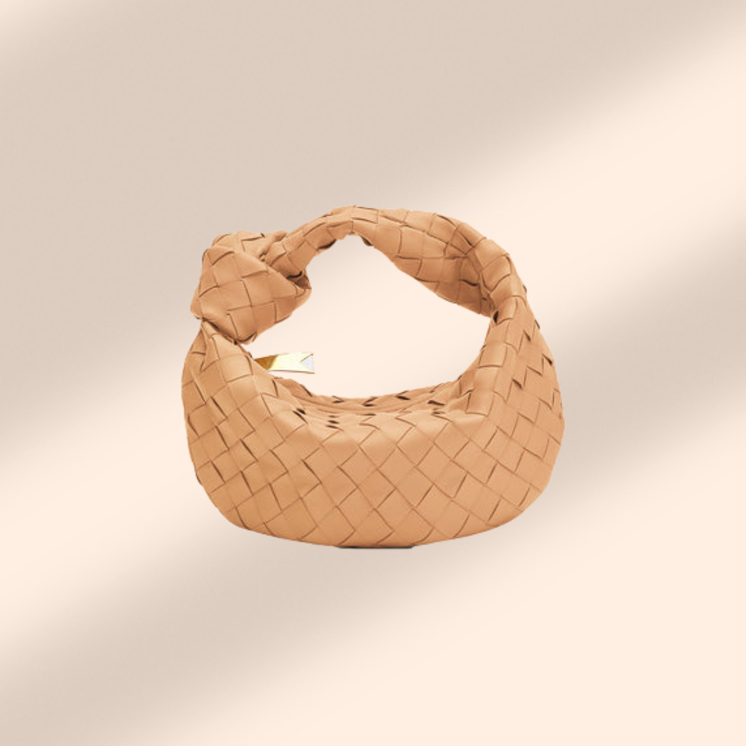 Bottega Venete Mini Jodie Bag in Almond for hire.