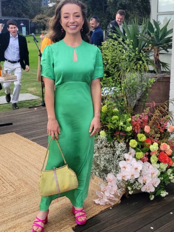Jillian Boustred Piper Dress for hire.