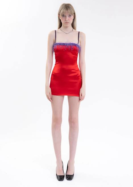 danielle guizio satin beaded mini dress Danielle Guizio Beaded Pink Mini Dress by Danielle Guizio
