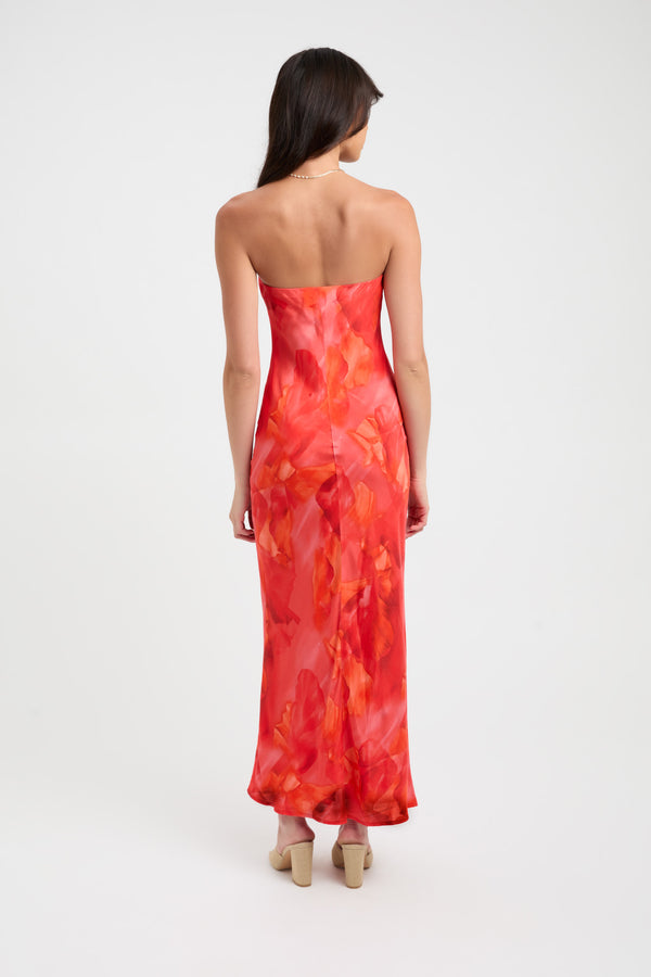 kookai destiny slip dress Skye Stripe Maxi Dress, 2 / Multi This floor KOOKA - Pretty in pink