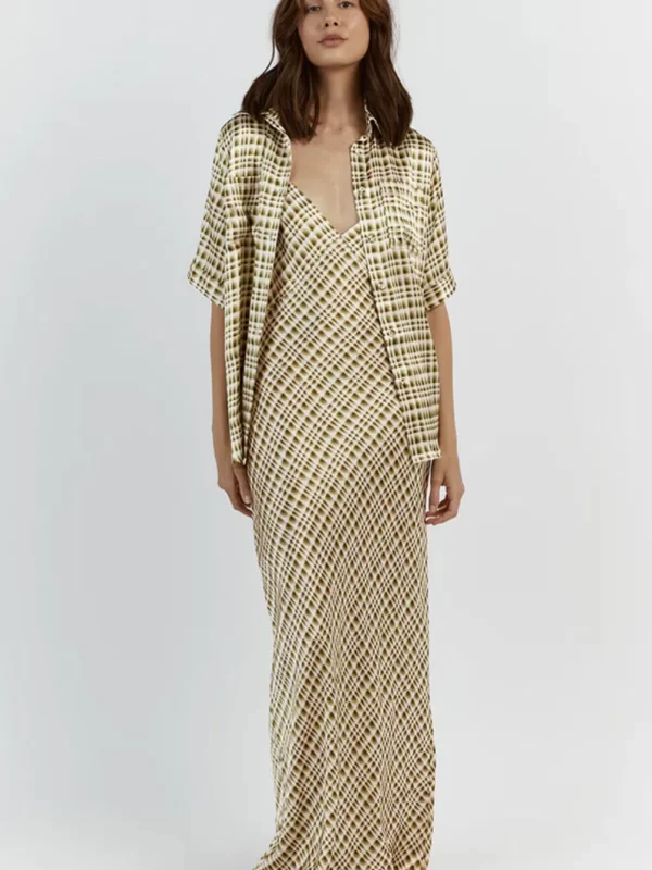 Dissh Dilan Slip Dress and Shirt Set for hire