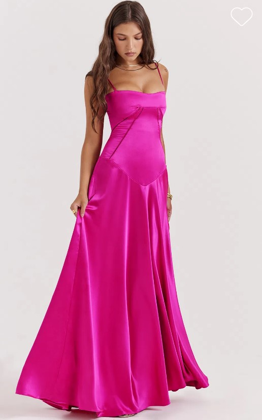 House of CB Anabella Seren Lace Up Corset Maxi Dress for hire.