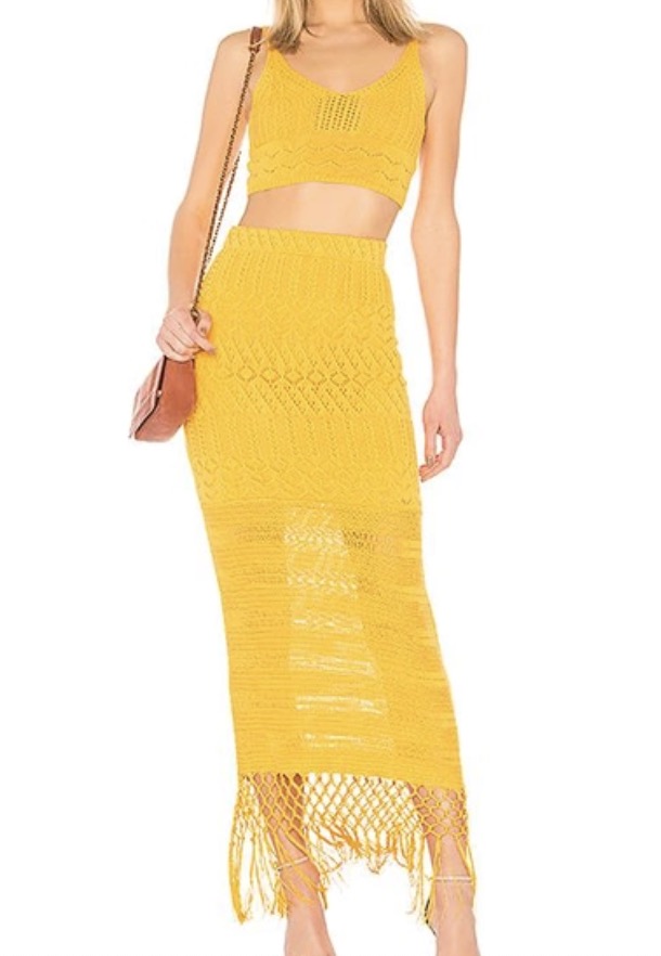 House of Harlow Sandra Skirt and Quinn Top for hire.