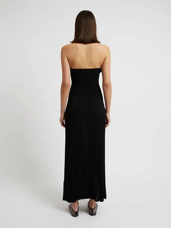 christopher esber cutout pleated ribbed-knit maxi dress Christopher Esber Cutout pleated ribbed-knit maxi dress Christopher Esber