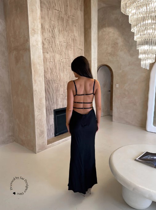 diamond days maxi dress Bec + Bridge Diamond Days Strap Maxi Dress in Black Rent a Dress