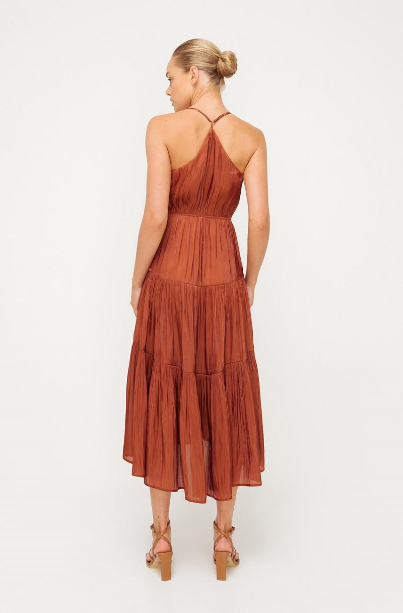 sheike burnt orange dress Sheike Bermuda Mini Dress Orange Size 14 / XL