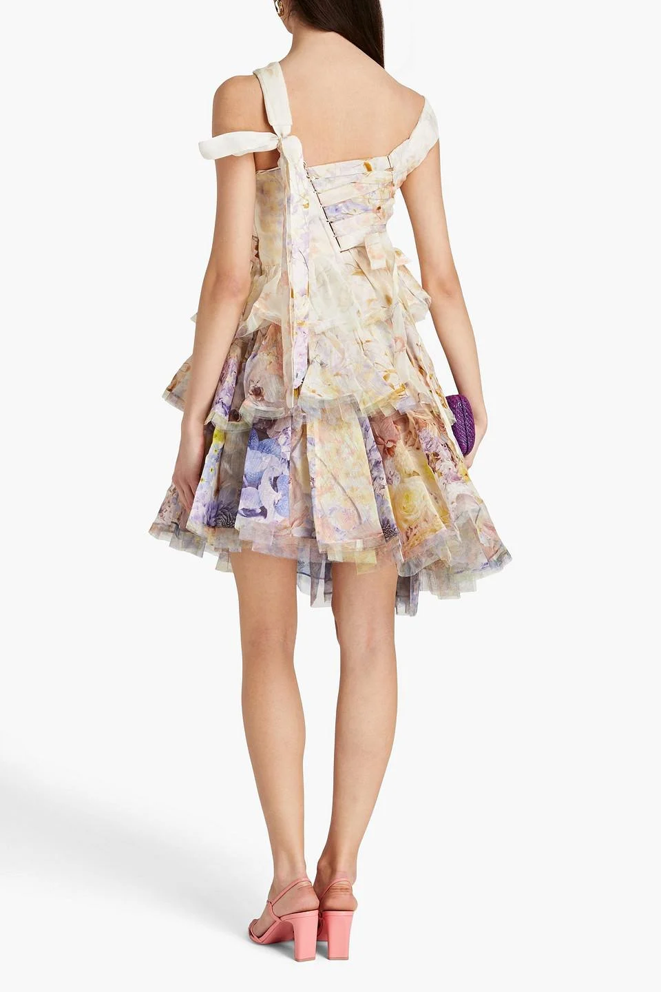 1517-zimmermann-Purple-Rhythmic-Tiered-Floral-print-Silk-And-Linen-blend-Gauze-Mini-Dress (1)