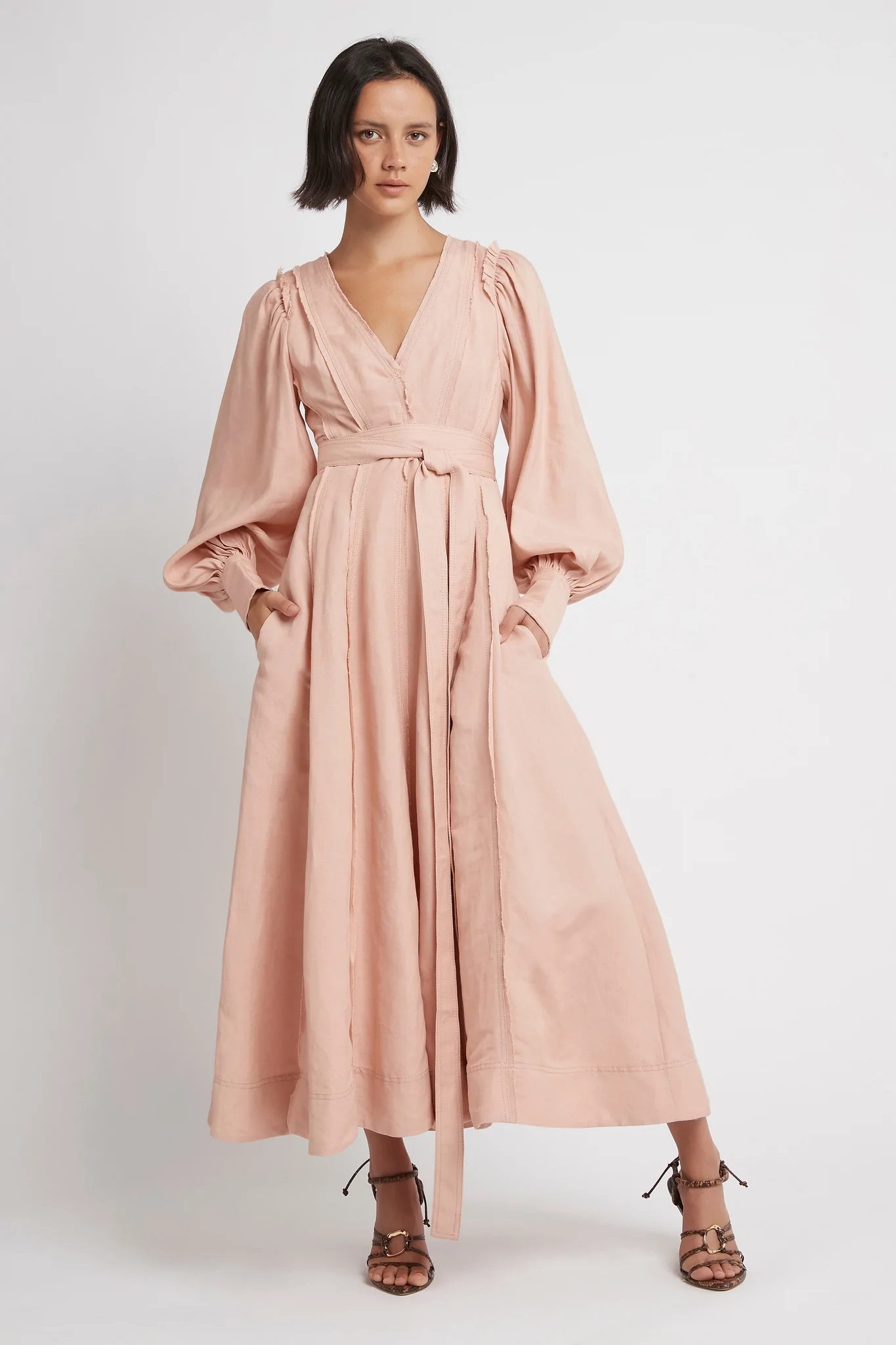 817-22AW5356 AuroraBeltedMidiDress BLUSH frontshot.jpg