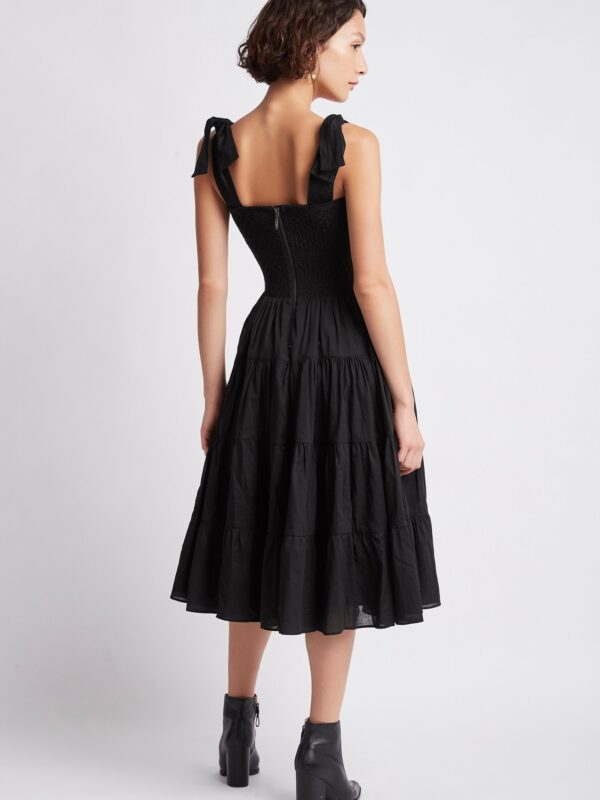 817-S44-19AJ5090 Lagoon Maxi Dress Black-21317-Aje-0518