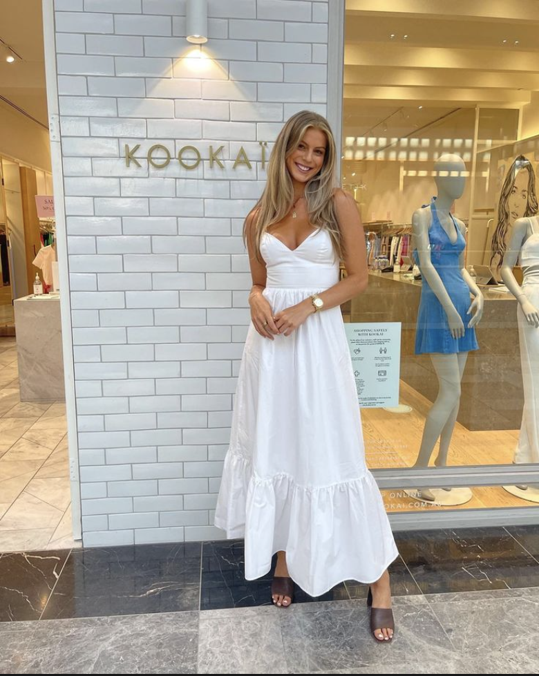 kookai white maxi dress RSVP. Shop the Shara Maxi Dress, in boutiques and online #kookai