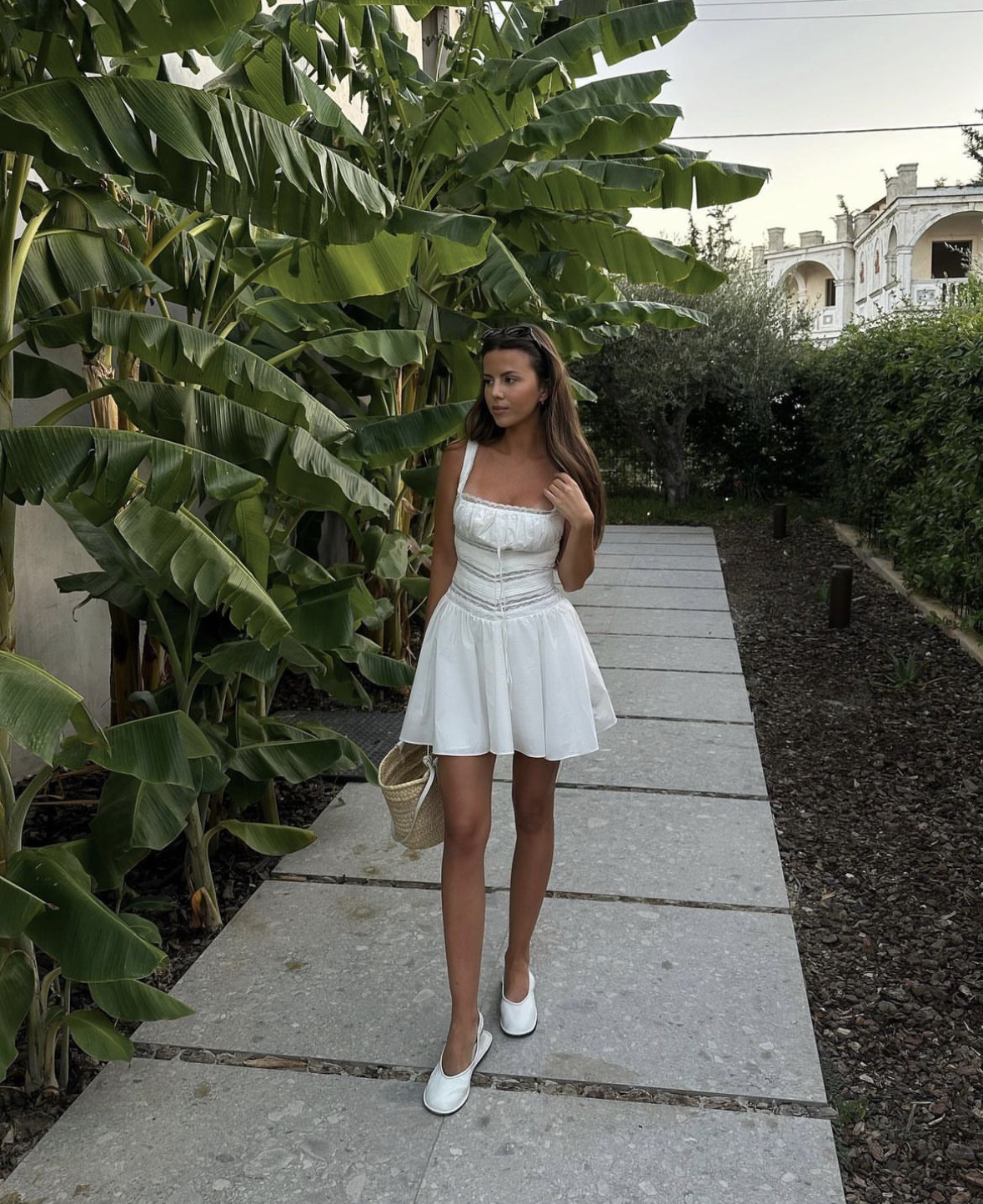tiffani white lace trim mini dress House of CB | Dresses | House Of Cb Tiffani White Lace Trim Mini Dress