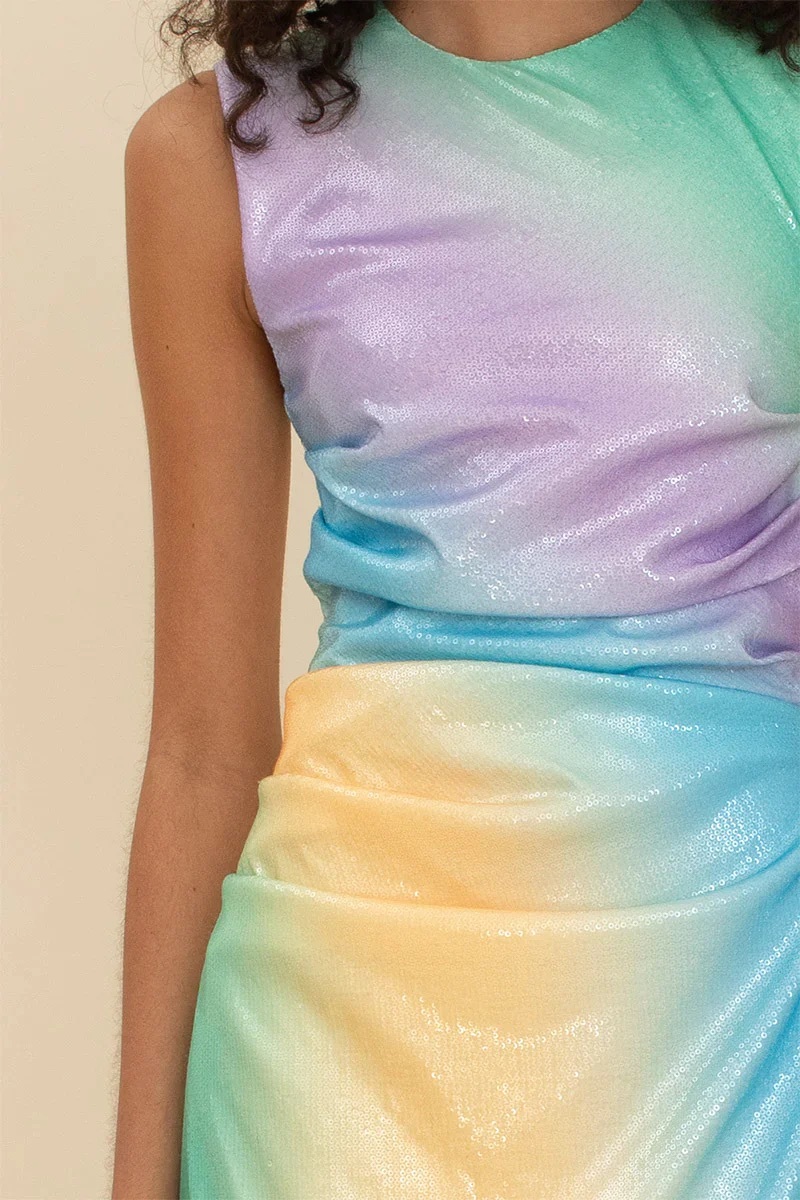 Suboo ombre mini dress for hire