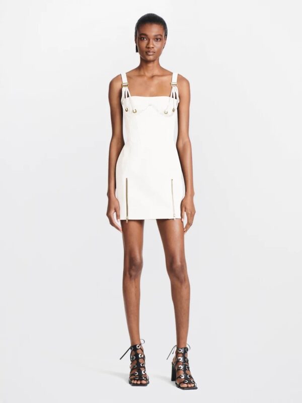 Dion Lee Fan Lace Zip Mini Dress for hire