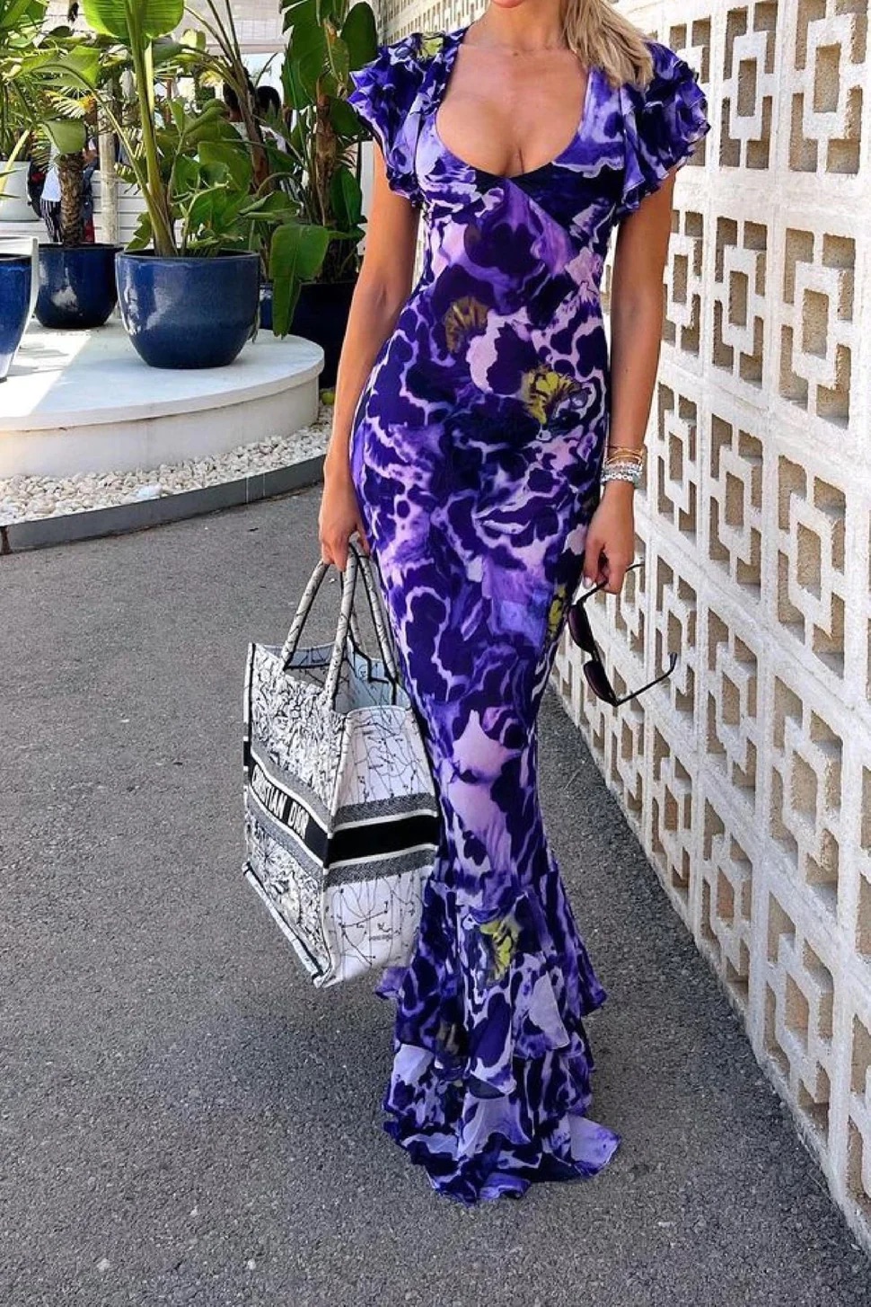 rat and boa purple dress & - Antonella Iris Dry clean only Rat & Boa Beatriz Dress