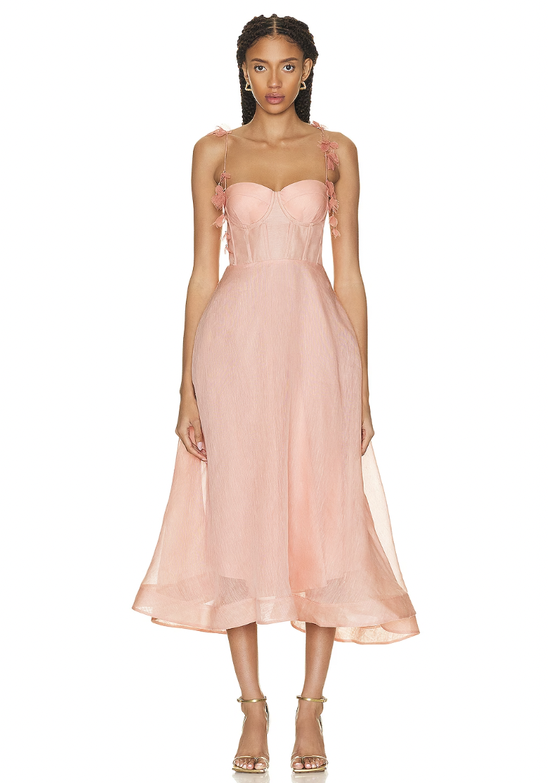 zimmermann wonderland corset midi-dress Zimmerman Wonderland Midi Corset Dress for Hire