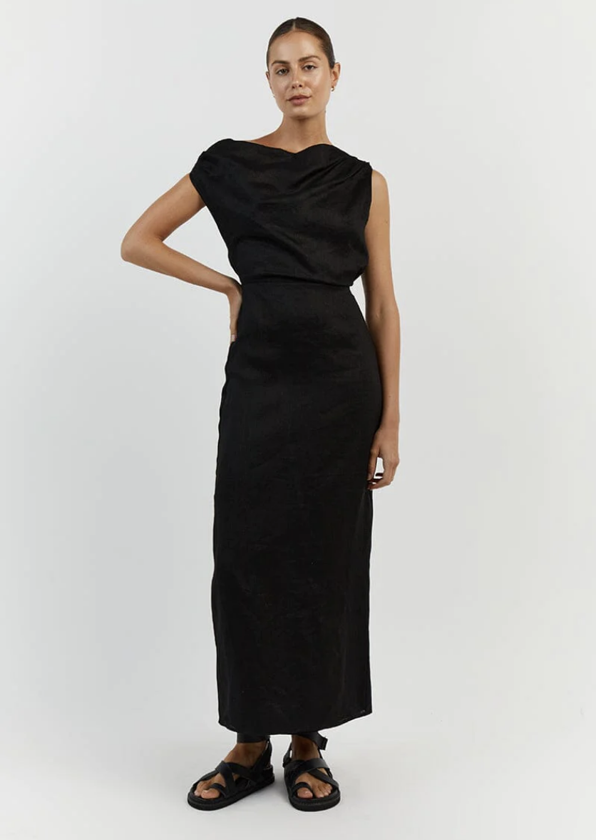dissh cass linen dress Styling Cass Linen Crop in Buttermilk