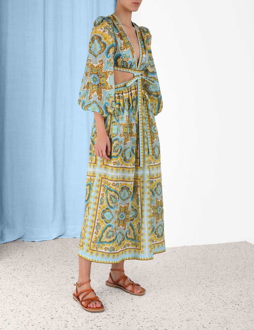 1195-3.7349dss235.bypa.blue-yellow-paisley