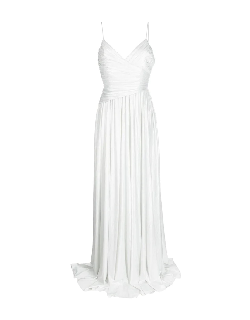 Retrofete Silver Doss Gown for Hire