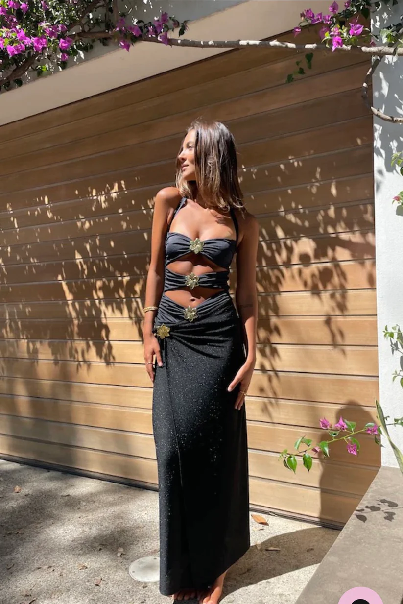 Cin Cin Black Diamond Maxi Set for hire