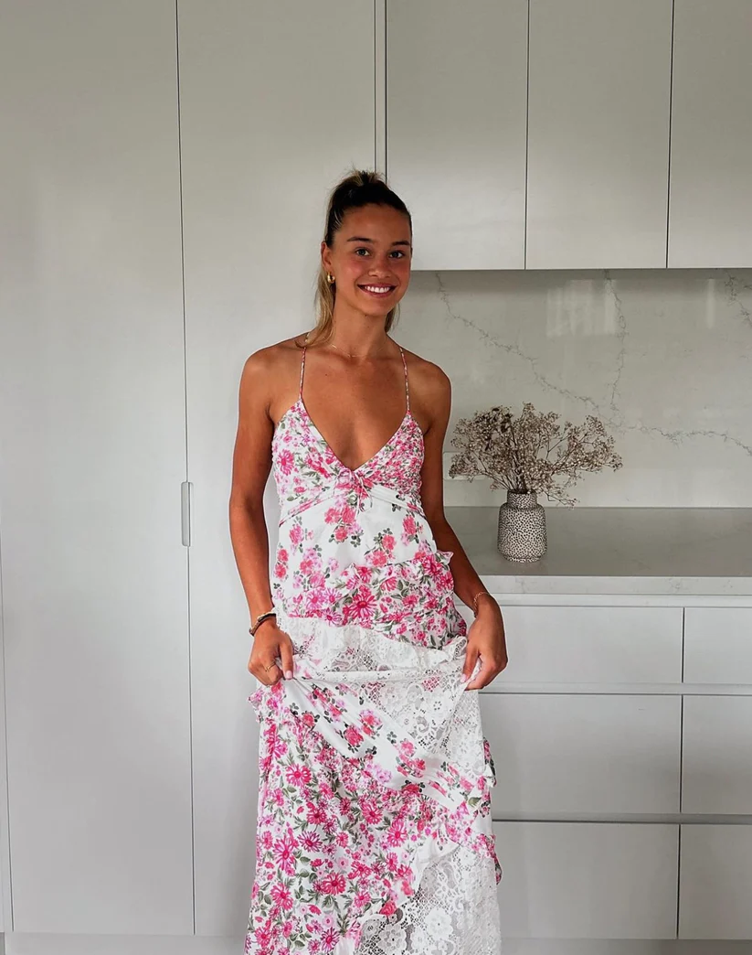 pink dress with lemons For Love & Lemons