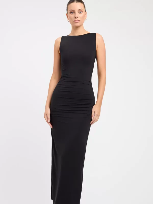 2300-Z2667 Estelle Midi Dress Black 02 600x.jpg