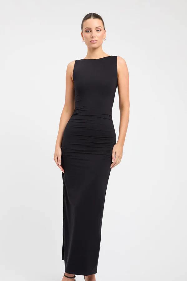 kookai black bodycon dress Leni Maxi Dress