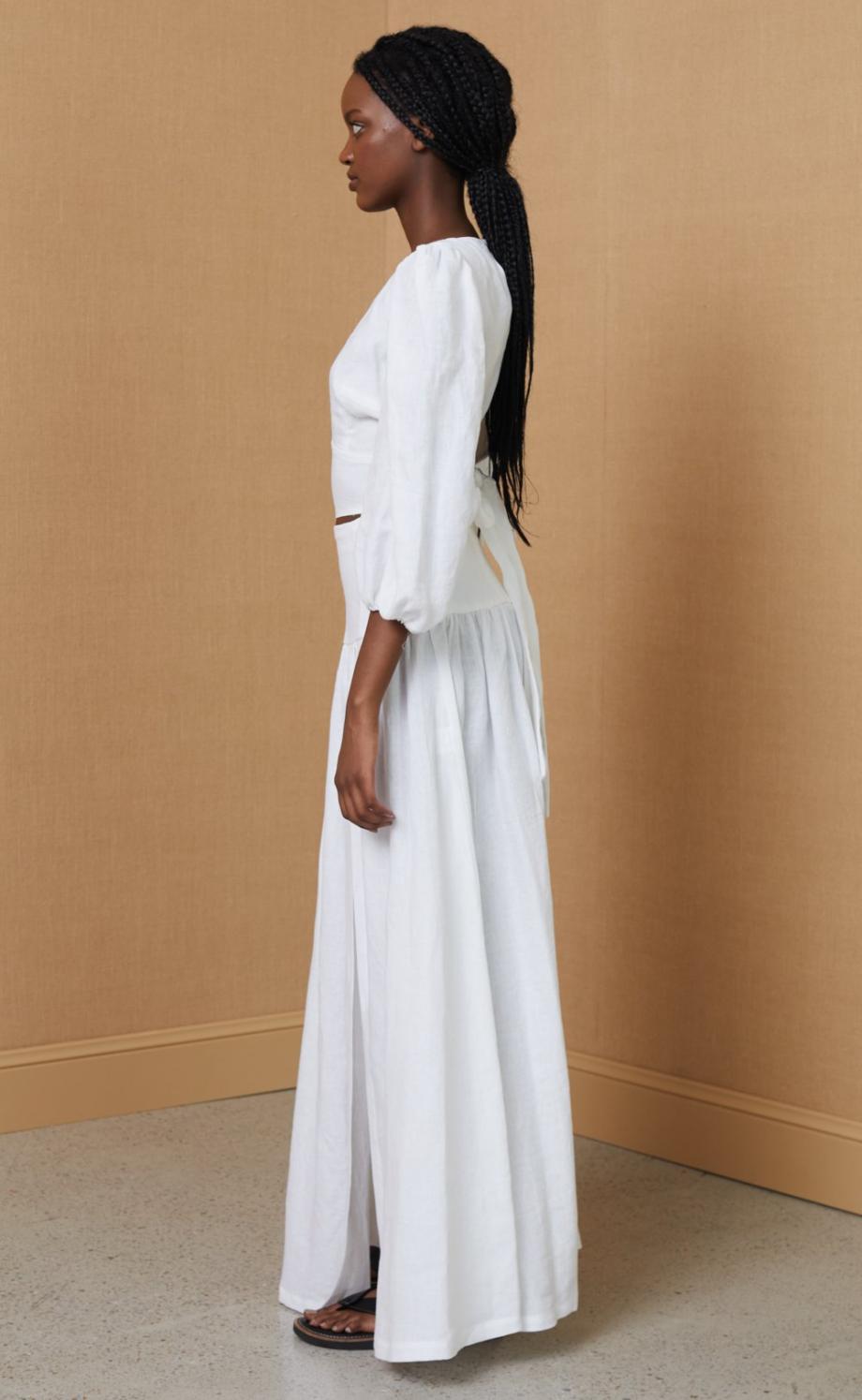 2300-bottoms-bec-bridge-womens-ocelot-midi-skirt-white 2