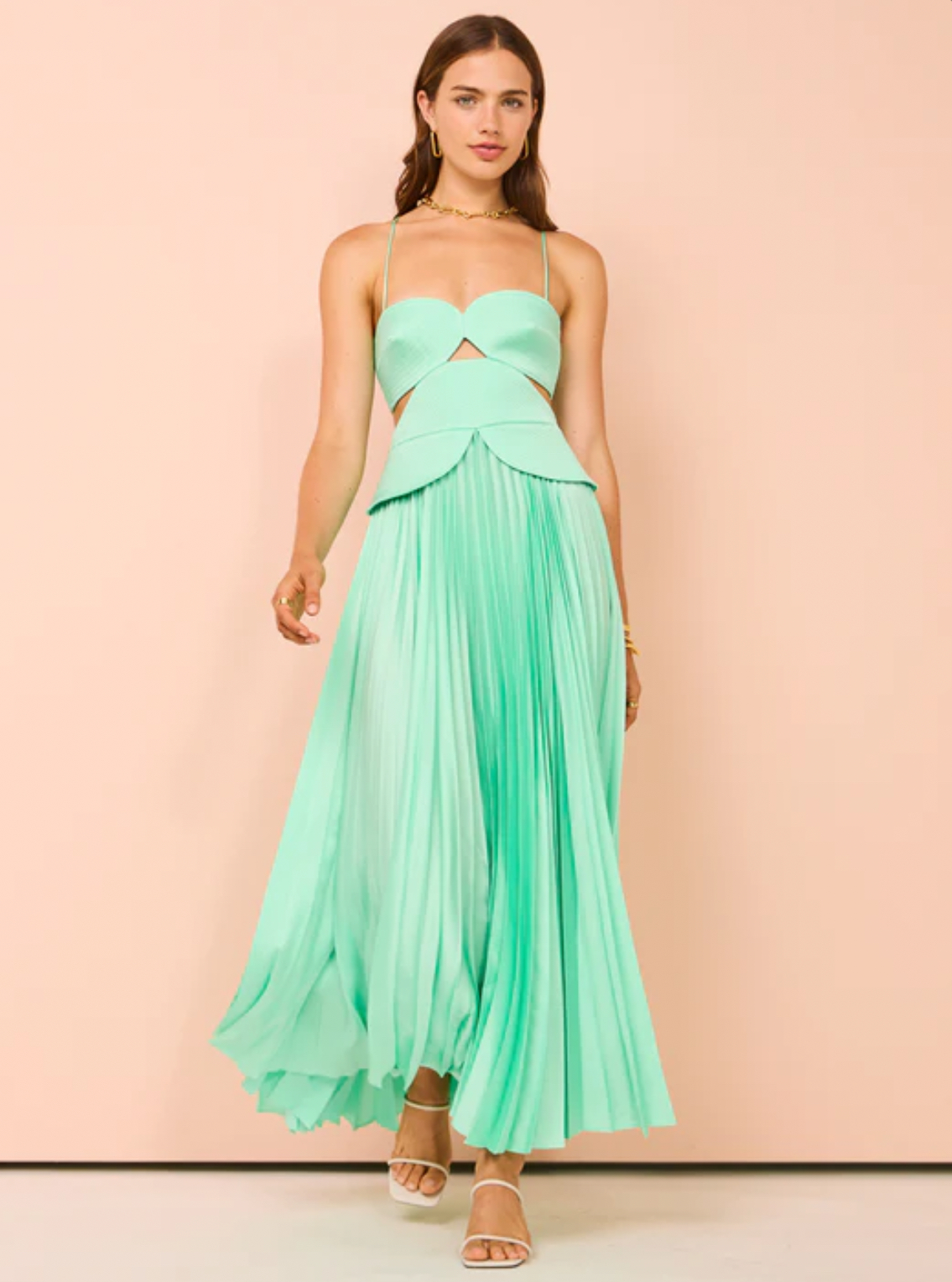 acler atholton midi dress in arctic mint Seen in Acler ~ @Paniaguakarla wears the Atholton Midi Dress in arctic mint. #Acler