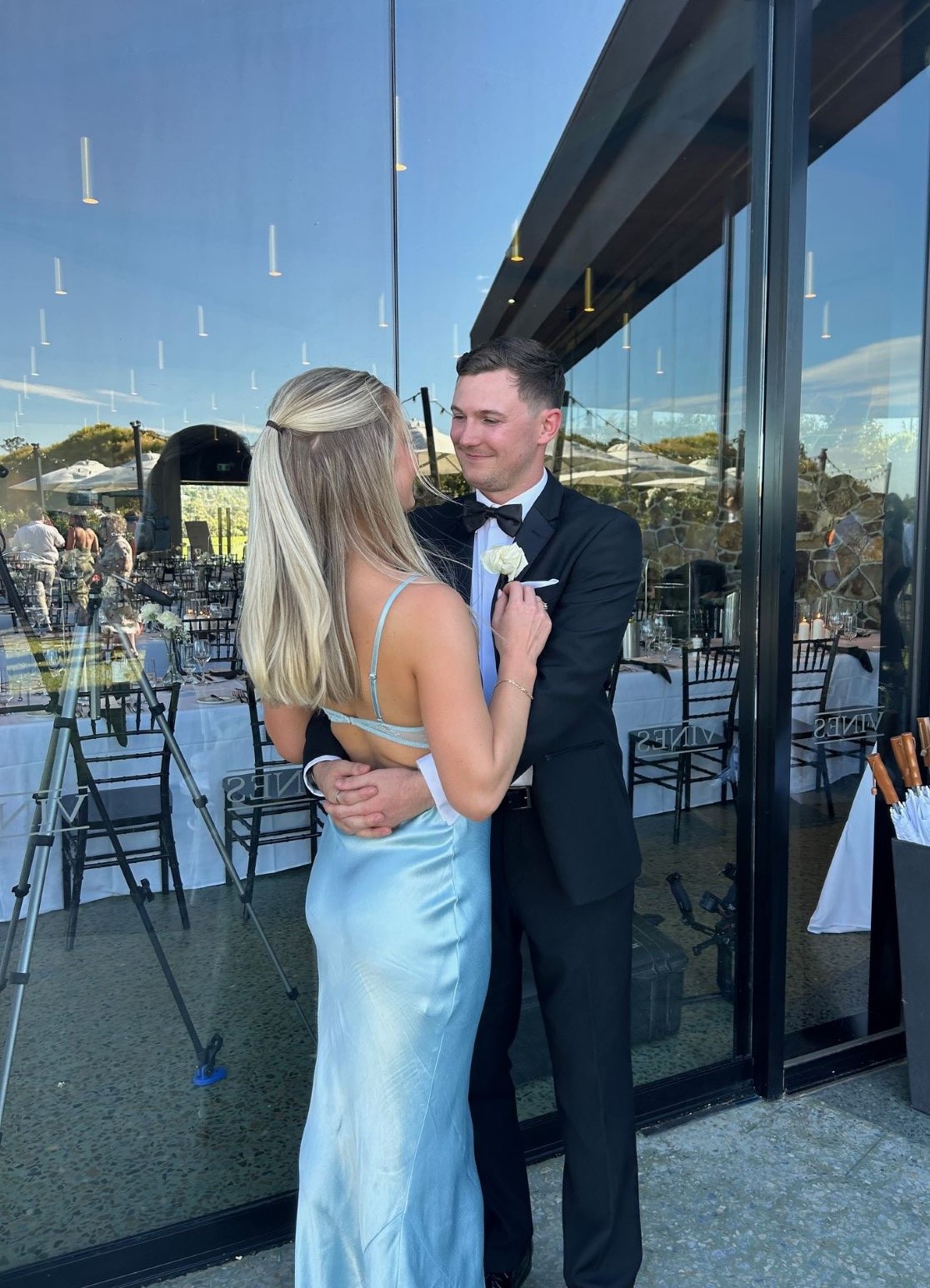 bec and bridge backless maxi dress Arabella Backless Maxi Dolphin Blue Bec & Bridge Hire Me AU