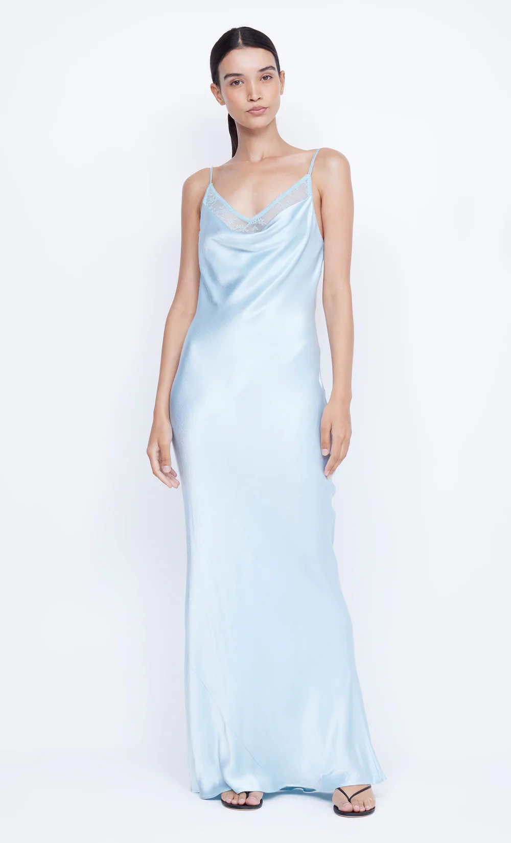 arabella backless dress Slip into skimming silhouettes with the Bec & Bridge Arabella Backless Dress in Dolphin Blue. Nedlands | Toorak | Manly