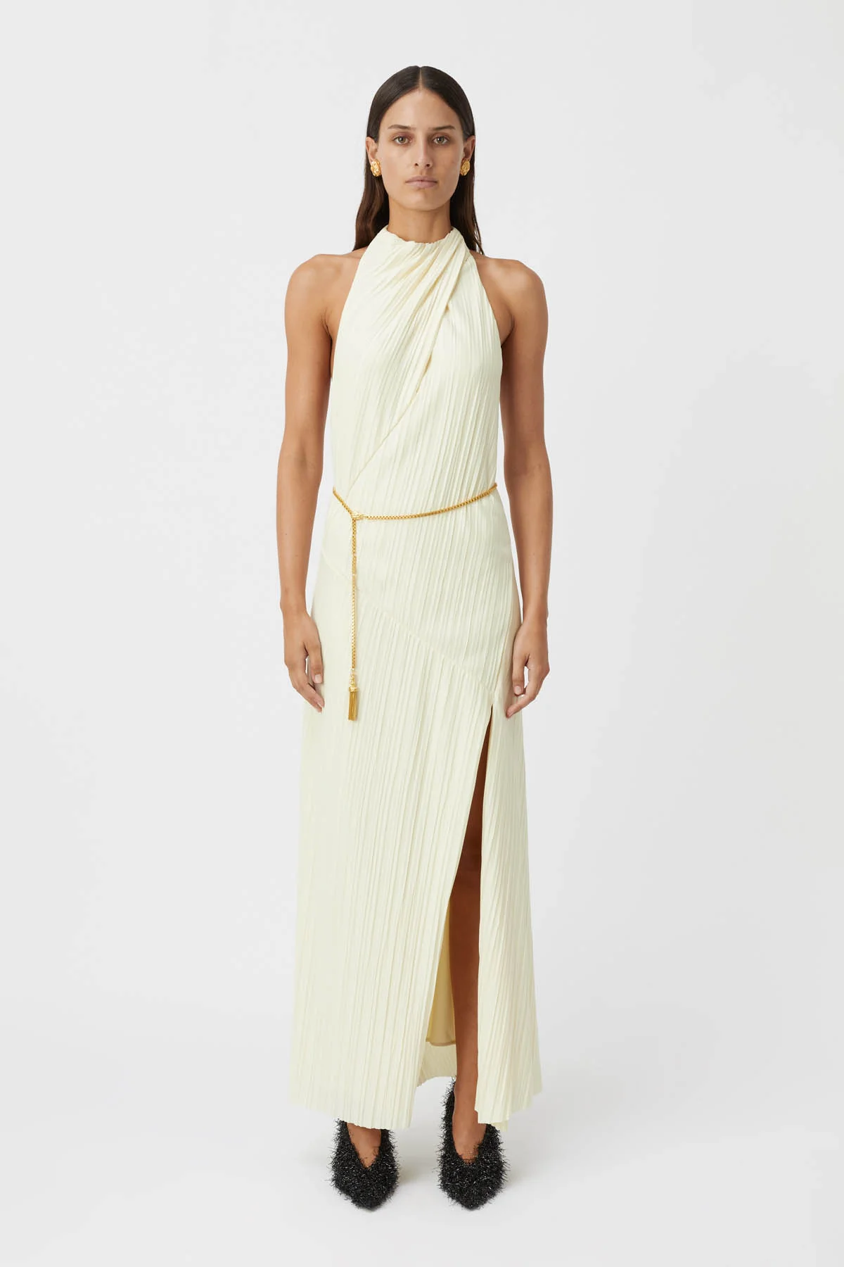 camilla and marc halter dress Alto – Rent a Dress Color_Silver Blush