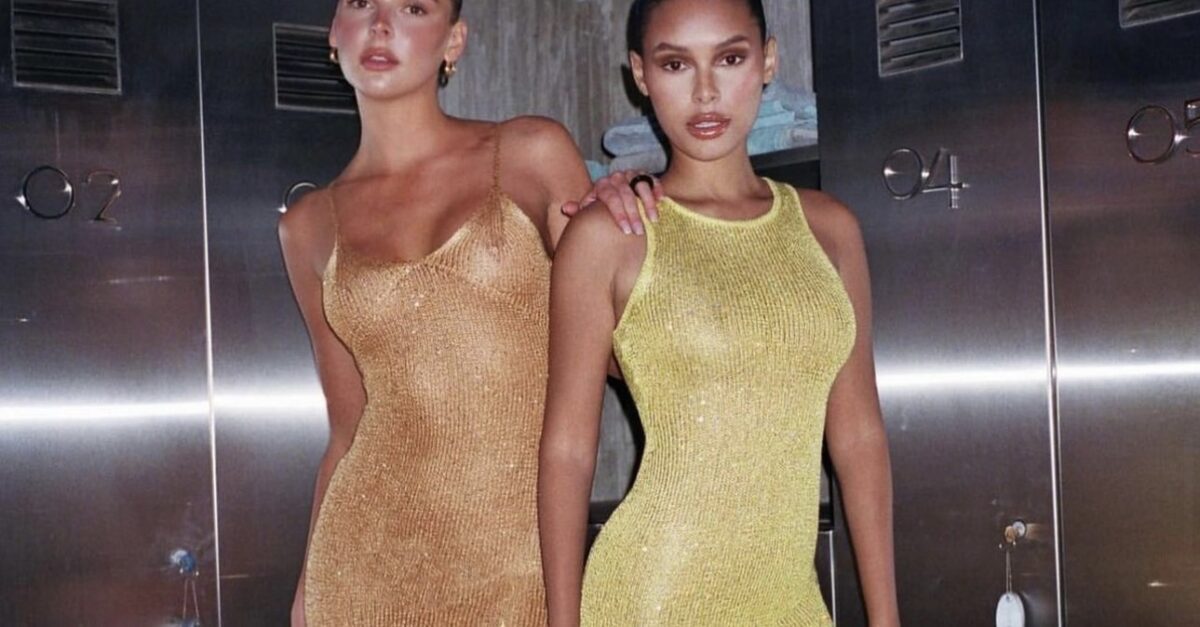 delilah mini dress - sepia sequin Asta Resort Delilah Mini Dress in Sepia Sequin – Rent a Dress