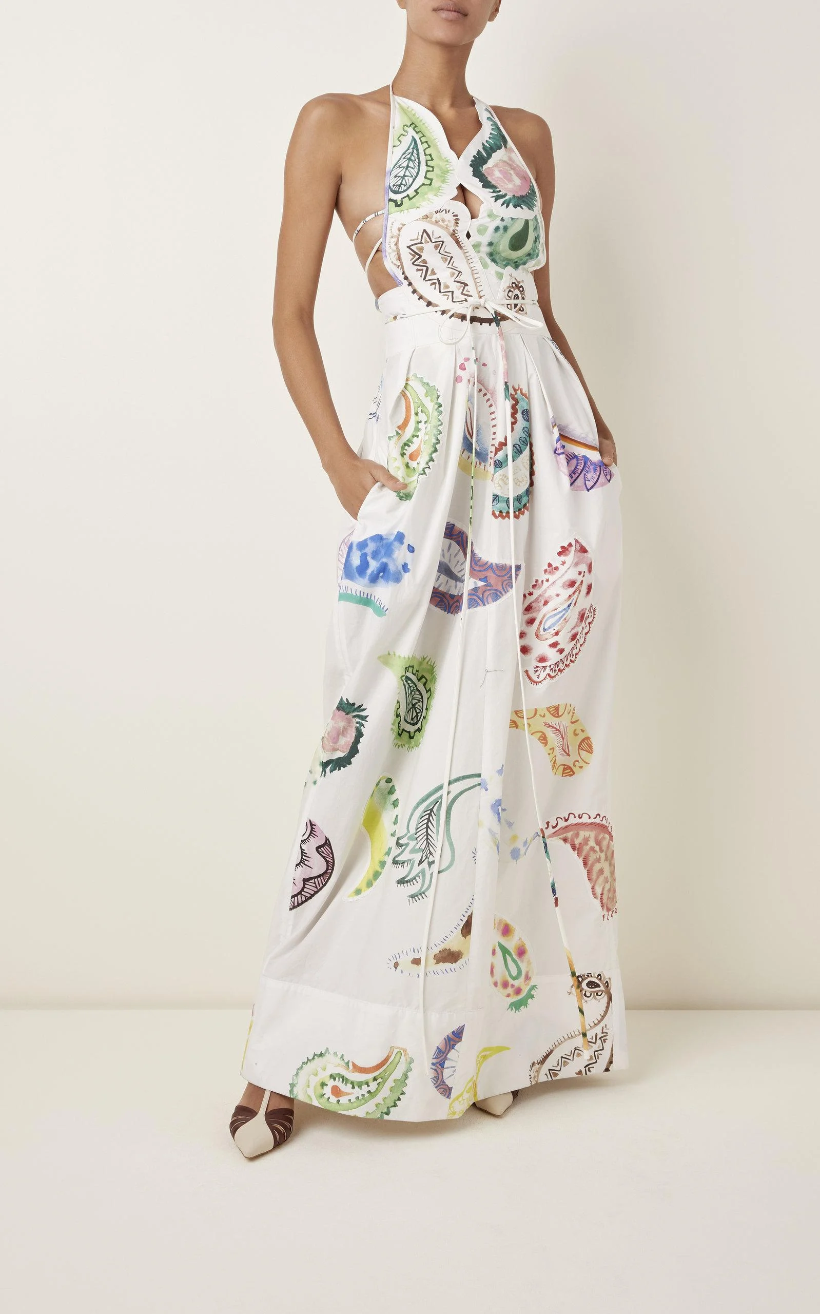 2759-rosie-assoulin-white-Paisley-print-Cotton-poplin-Halterneck-Maxi-Dress