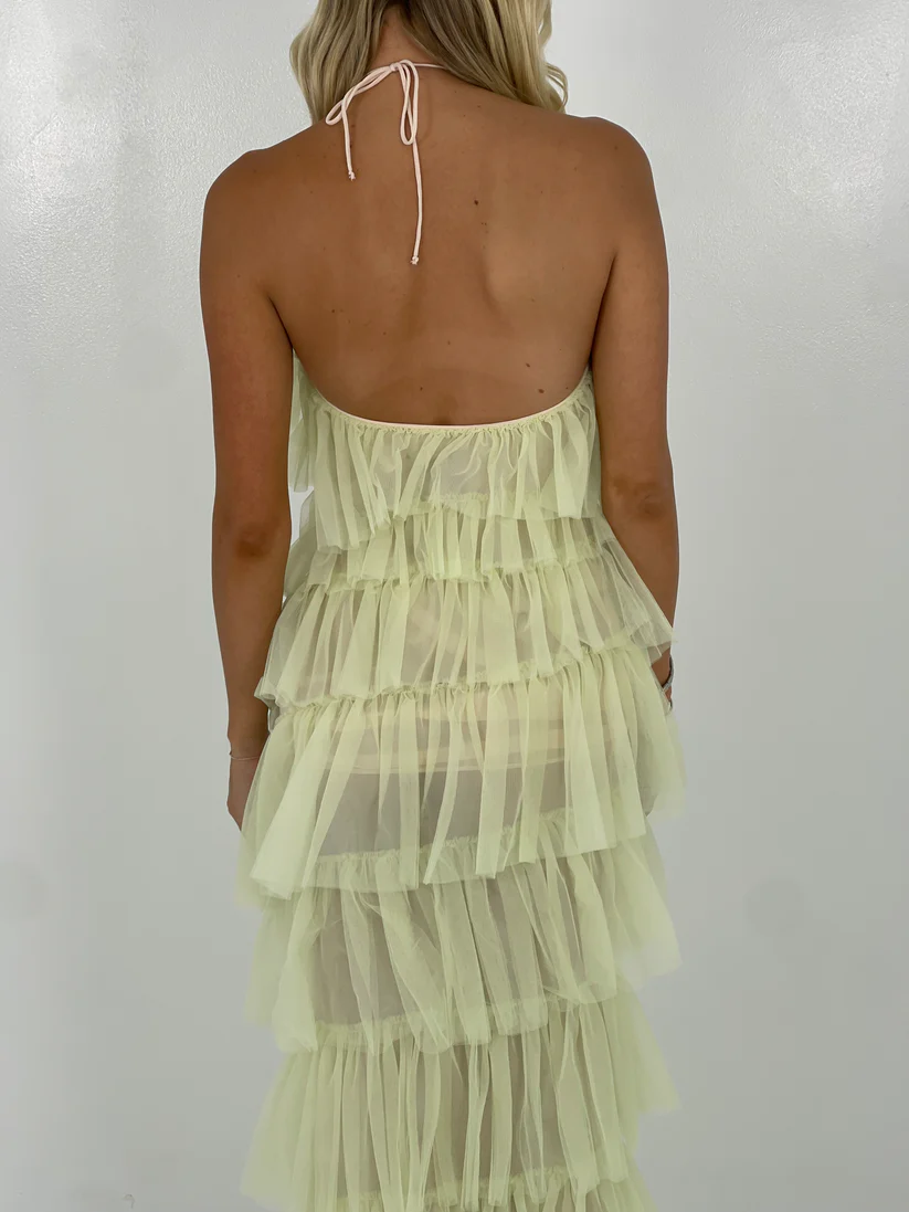 THE BAR LIMONCELLO HENRI GOWN IN YELLOW (SIZE US2)