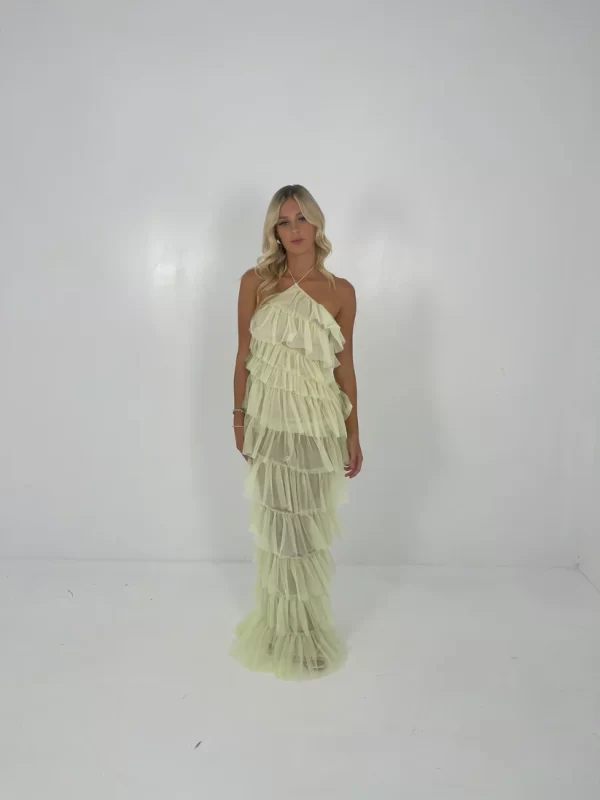 THE BAR LIMONCELLO HENRI GOWN IN YELLOW (SIZE US2)