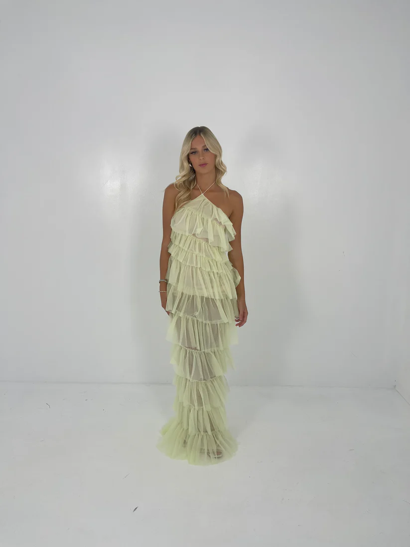 THE BAR LIMONCELLO HENRI GOWN IN YELLOW (SIZE US2)